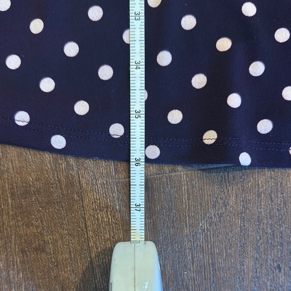 Jessica Howard Purple Polkadot Dress Size 8p - Picture 7 of 8